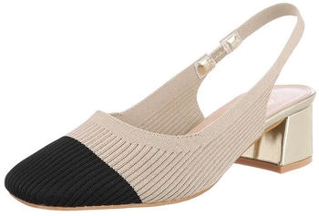 Ital Design Pumps CH902- gold schwarz