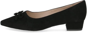 Peter Kaiser Pumps schwarz velour Schleife 72241