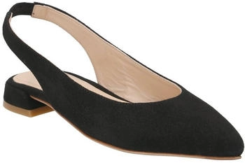 Maripè Peeptoes Slingpumps DILETTA Rauleder schwarz