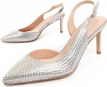 Montevita Absatzschuh Festshoe3 silber