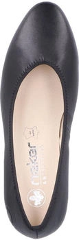 Rieker Pumps with round toe and block heel (44650) schwarz
