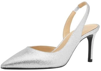 Michael Kors Alina Flex Slingback Pumps silber