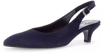 Gabor Slingpumps Rauleder blau