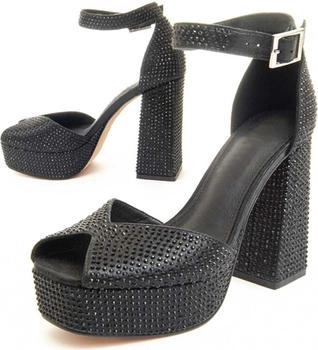 Montevita Heel Sandal schwarz