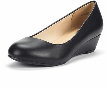 Dream Pairs Debbie Pumps with medium wedge heel schwarz