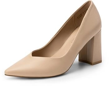 Dream Pairs Closed Toe Pumps (DWUMPU2569) nackt pu