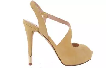 Guess Pumps High Heels Ankle Strap Pumps Platform gelb