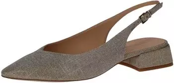 Peter Kaiser Suede Slingback Pumps gold