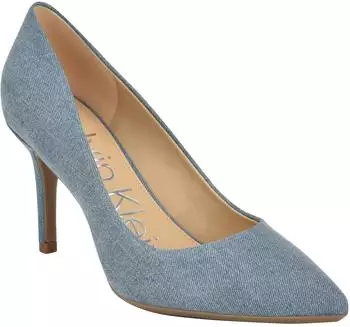 Calvin Klein Gayle2 Pump (kcGAYLE2) blue denim 423