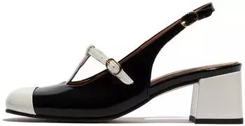 Fly London SOLN083FLY Mary Jane offwhite/black