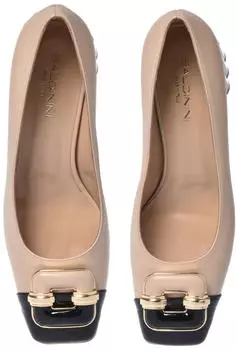 Baldinini Pump Calfskin A.F. nude/schwarz
