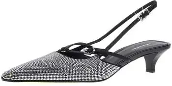 Michael Kors Selina Kitten Sling Pump schwarz