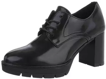 Ital Design Boots with Straps and Buckle schwarz