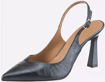 Heine Slingpumps marine-metallicfarben