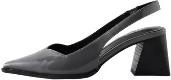 Next Fashion Forever Comfort® pointed Slingbacks with block heel Sling sandal anthrazit