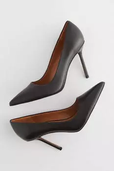 Next Fashion Forever Comfort® Premium Leather Peep Toe Pumps (1-piece) schwarz