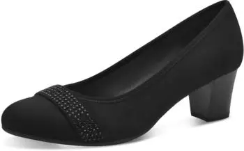 Jana Shoes Pumps with Glitter Details Vegan schwarz