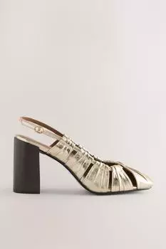 Next Fashion Forever Comfort® Slingbacks (29476880) gold