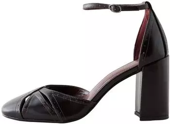 Next Fashion Forever Comfort® asymmetric leather pumps brombeer