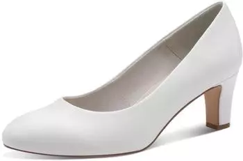 Tamaris Pumps Blockabsatz Vegan weiß