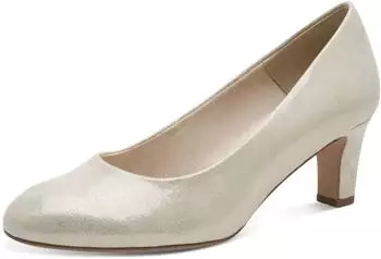 Tamaris Pumps Blockabsatz Vegan champagne
