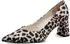 Tamaris Open pumps with ankle strap and block heel 1-22463-45 braun