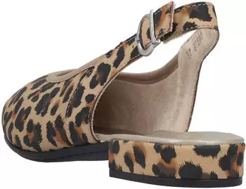 Rieker Slingback Pumps (43161-90) braun/leopard/beige