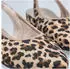 Rieker Slingback Pumps (43161-90) braun/leopard/beige