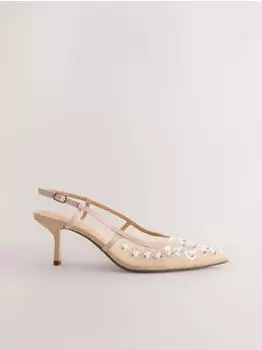 Next Fashion Slingback Pumps Forever Comfort nude
