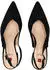 Högl Pumps Suede Sling Pumps schwarz