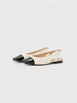 Peter Kaiser Pumps Leather Slingpumps schwarz/beige