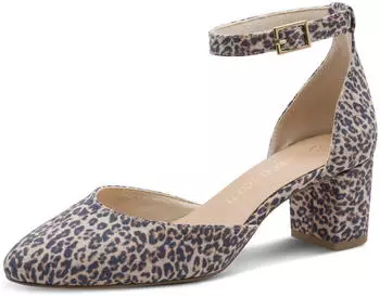Marco Tozzi Pumps Feel Me Footbed leo dune