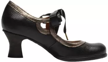 Fly London Pumps Leather schwarz/bronze