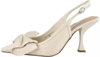 Steve Madden NEASA Slingpumps with Rhinestones ecru