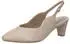 Caprice Women's Leather Pumps cream perlato