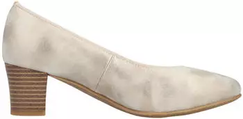 Rieker Pumps with round toe and block heel 44650 muschel