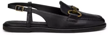 Marc O'Polo Cowhide Leather Sandal schwarz