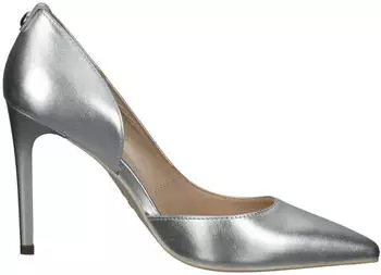 Nero Giardini Pumps Leather High-Heel-Pumps silber