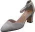 Tamaris Pumps Ankle Strap Block Heel (1-24432-41) silver glam
