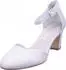 Tamaris Pumps Ankle Strap Block Heel (1-24432-41) silver glam