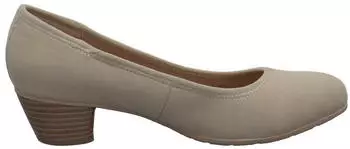 s.Oliver Block Heel Pumps with Rounded Toe sand