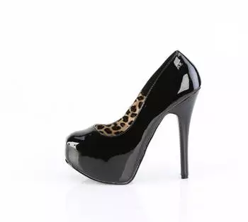 Bordello TEEZE-06 High Heel Plateau-Pumps schwarz Kunstleder