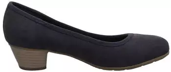 s.Oliver Block Heel Pumps with Rounded Toe schwarz