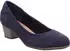 s.Oliver Block Heel Pumps with Rounded Toe schwarz