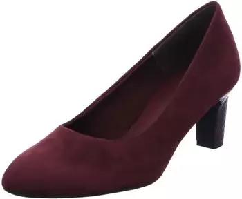 Tamaris Pumps with Block Heel (1-22418-41) burgundy comb