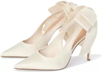 Steve Madden Teacup Pumps elfenbeinfarbener satin