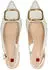 Högl Slingback Pumps Smooth Leather (72181048) creme