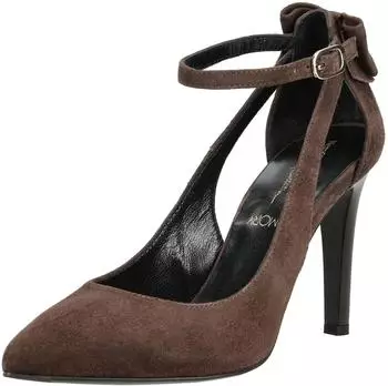 Nero Giardini Pumps Suede High-Heel-Pumps dunkelbraun