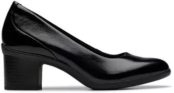 Clarks Shaya Sky black leather