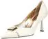 Högl Pumps Leather High-Heel-Pumps creme/gold